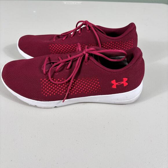 Under Armour Rapid Women Size 10 Burgundy Running Walking Jogging Shoes Sneakers - Picture 7 of 9